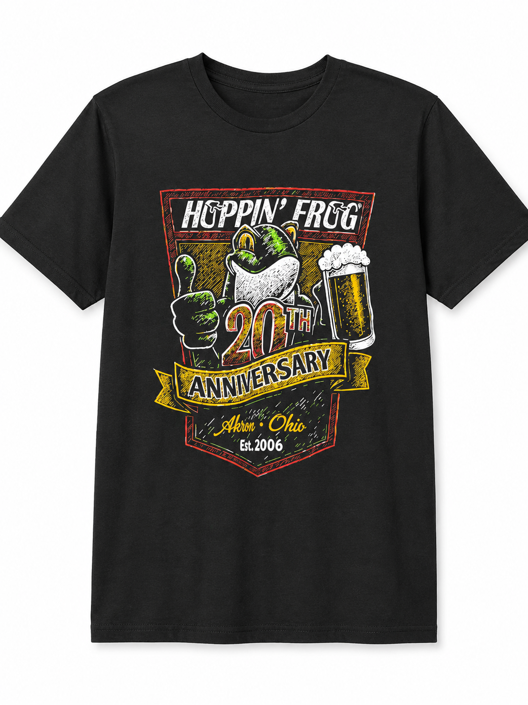 20th Anniversary Hoppin' Frog T-Shirt