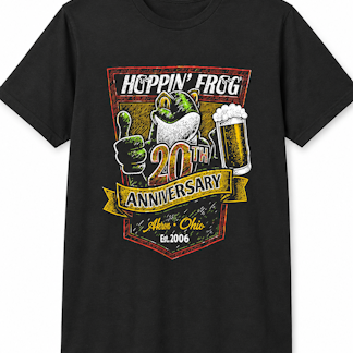 20th Anniversary Hoppin' Frog T-Shirt