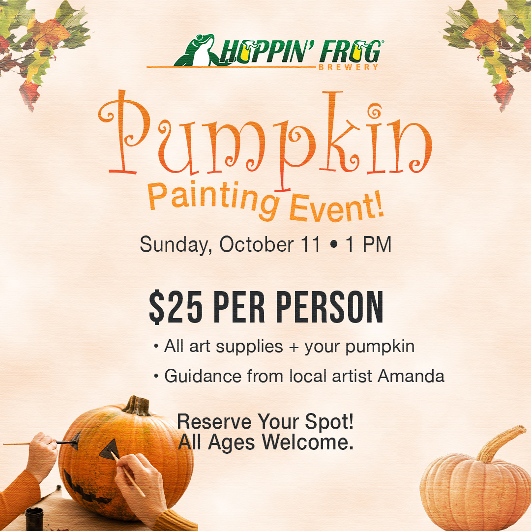Pumpkin Painting - Sunday, October 11th at 1pm