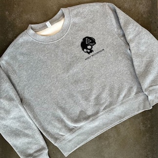 Crop Crew Neck Sweatshirt