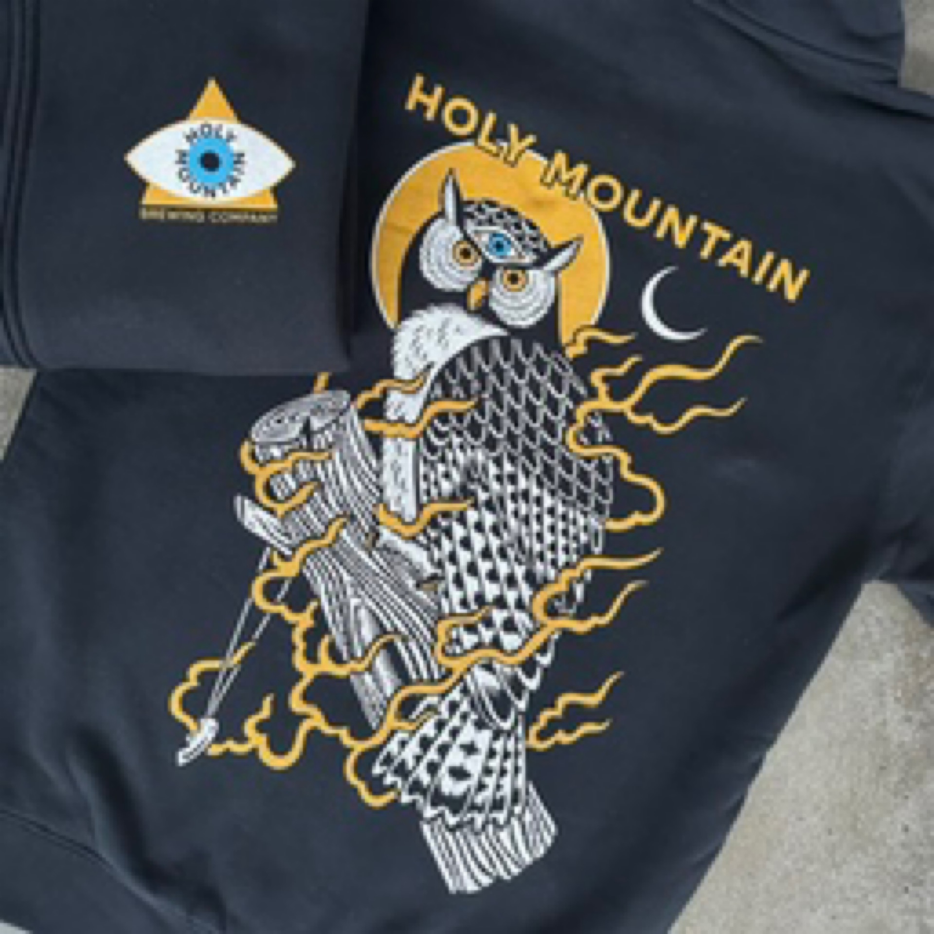 White Lodge Zip Hoodie