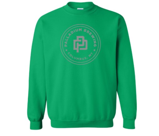IRISH GREEN CREW NECK SWEATSHIRT