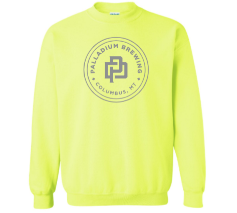 SAFETY GREEN BREW CREW SWEATSHIRT