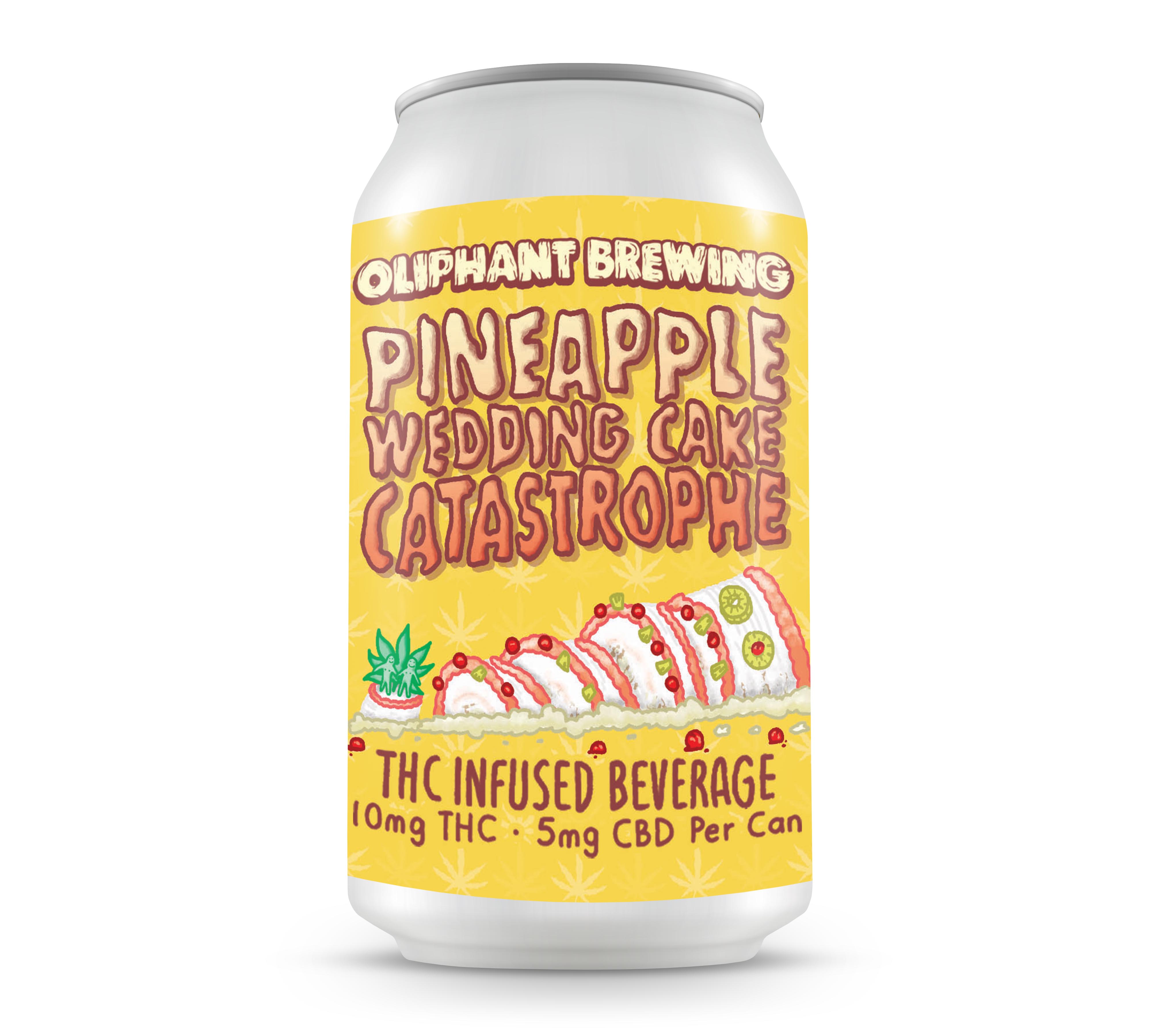 Pineapple Wedding Cake Disaster Can