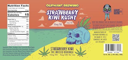 Strawberry Kiwi Kushy label