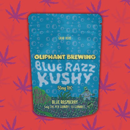 Blue Raspberry Gummy Pouch
