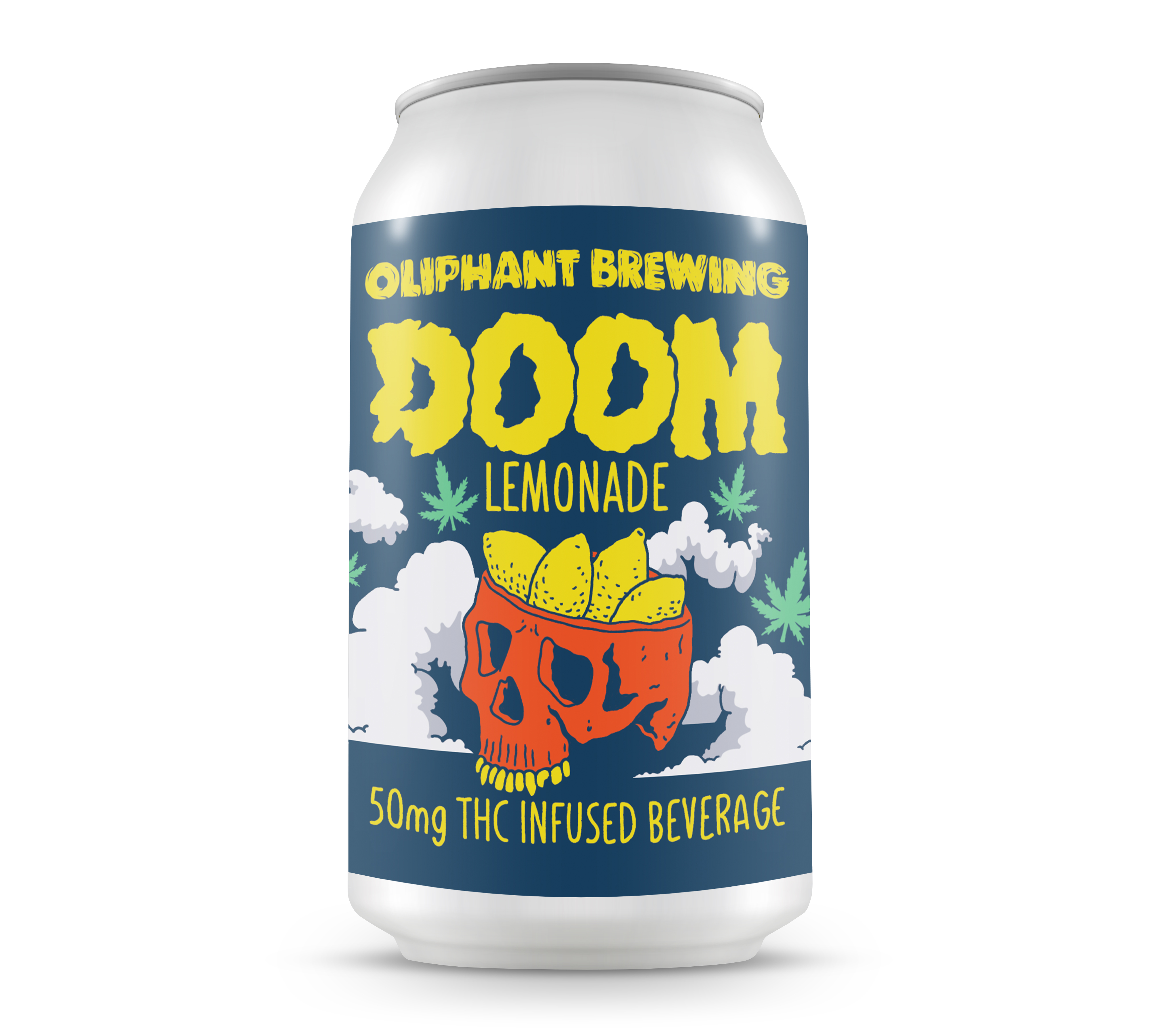 Doom Lemonade can mockup