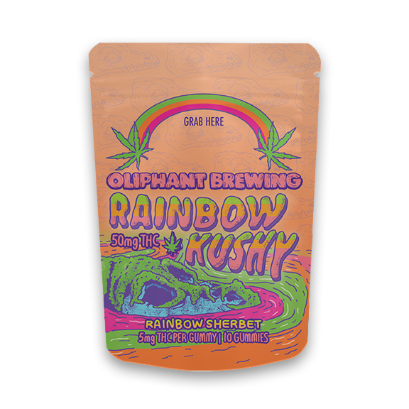 Rainbow Kushy Gummy Package