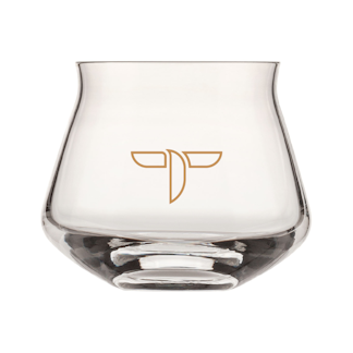 Our taproom taster glass is a tiny cup with our brewery logo