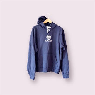 Schilling Pull over Hoodie - Navy/White