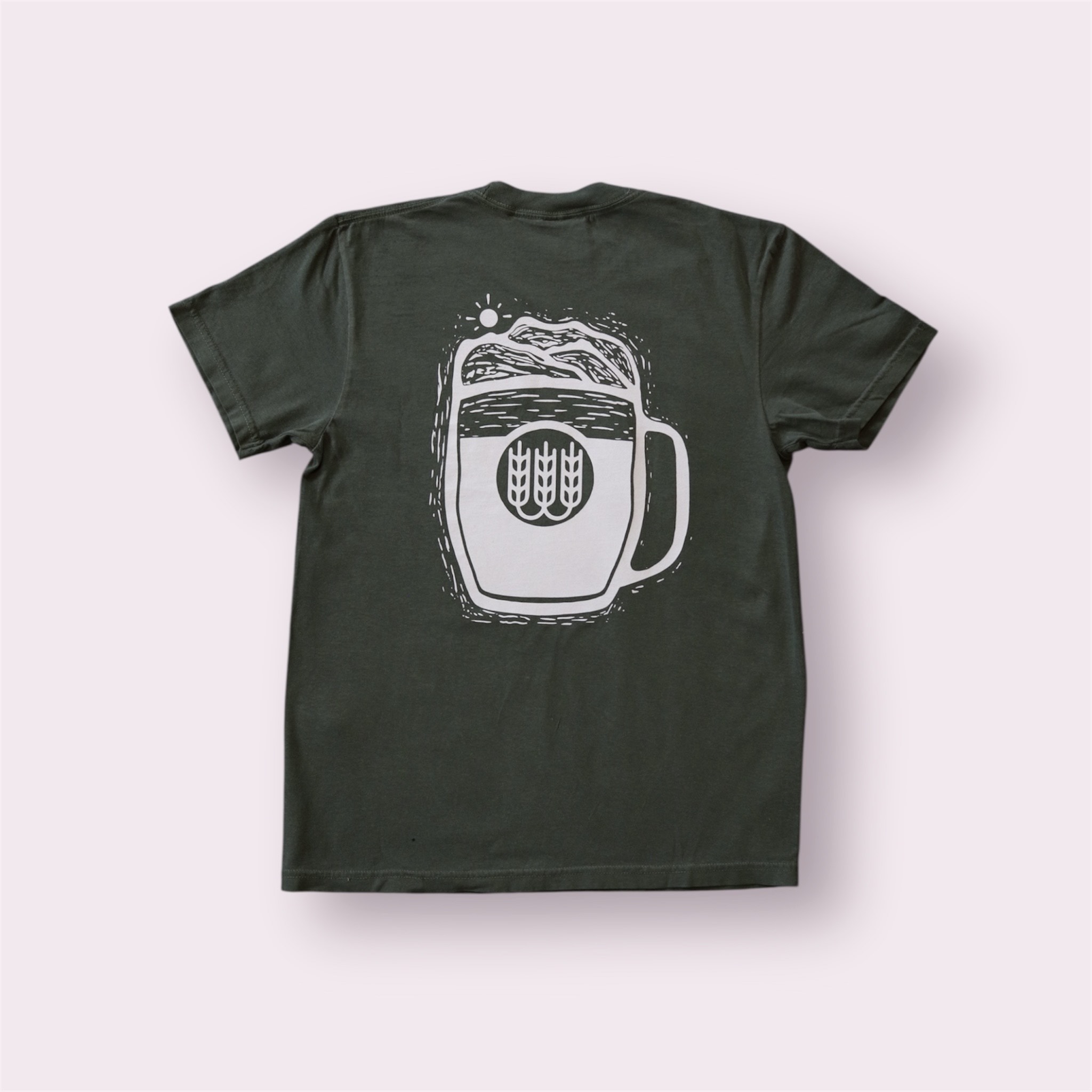 Mountain Mug T-Shirt - Green