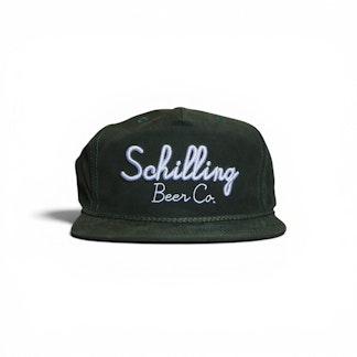 Green Schilling Script Rope hat