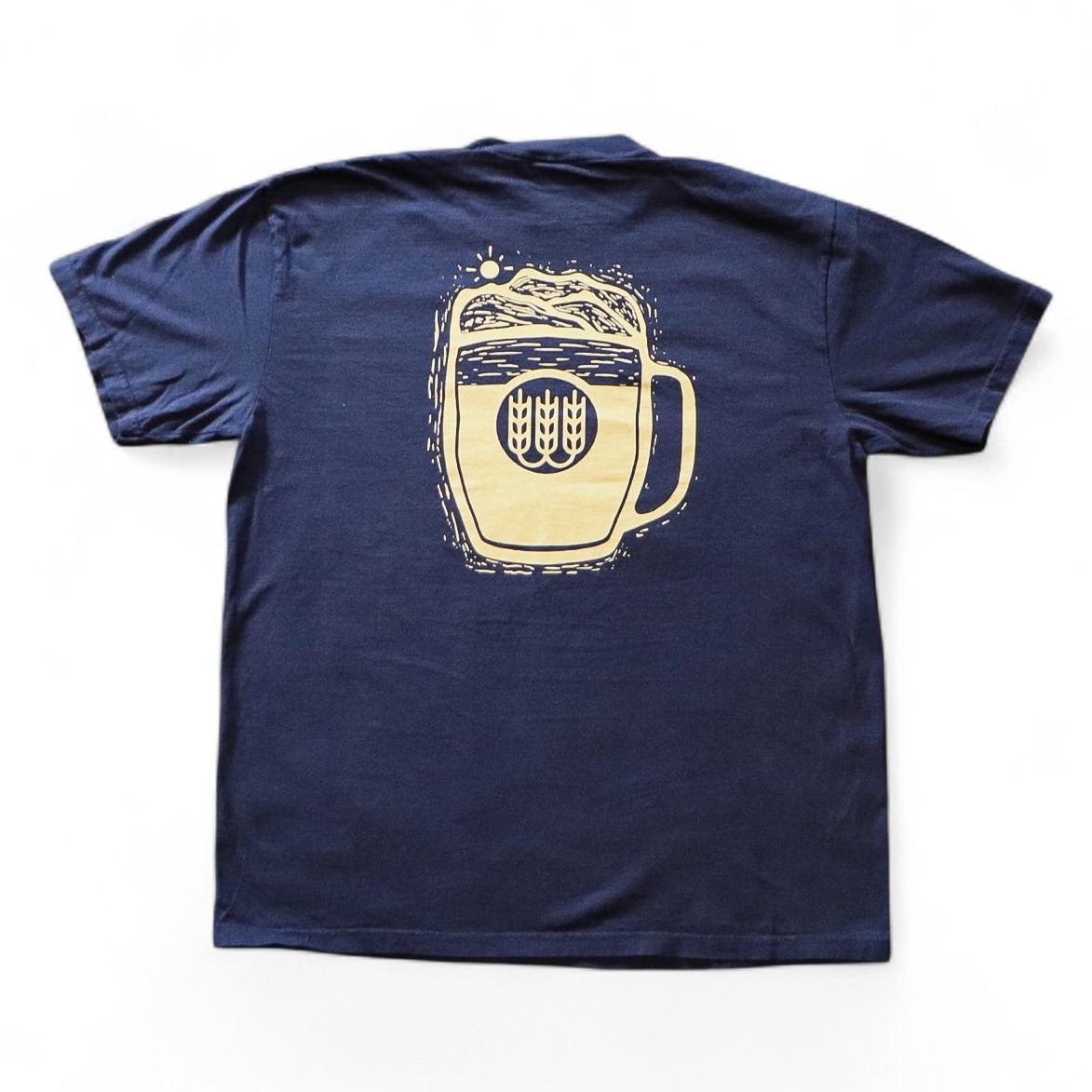 Mountain Mug T-Shirt - Blue