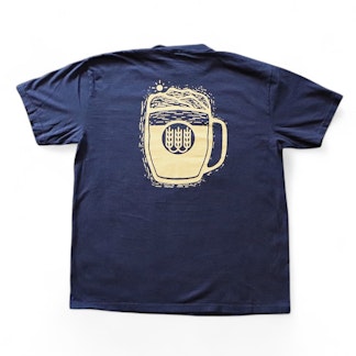 Mountain Mug T-Shirt - Blue