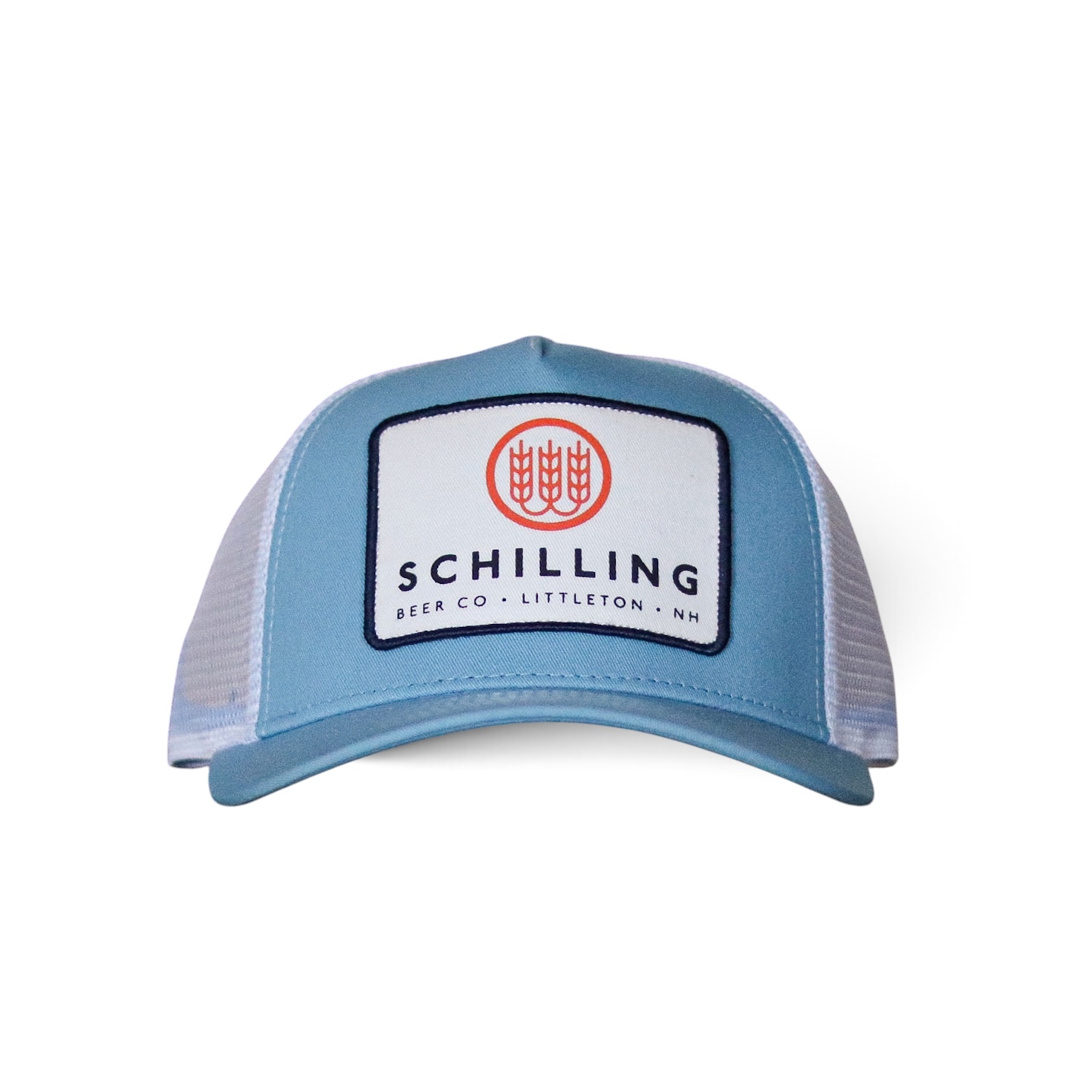 Schilling Trucker Hat - Sky Blue/White