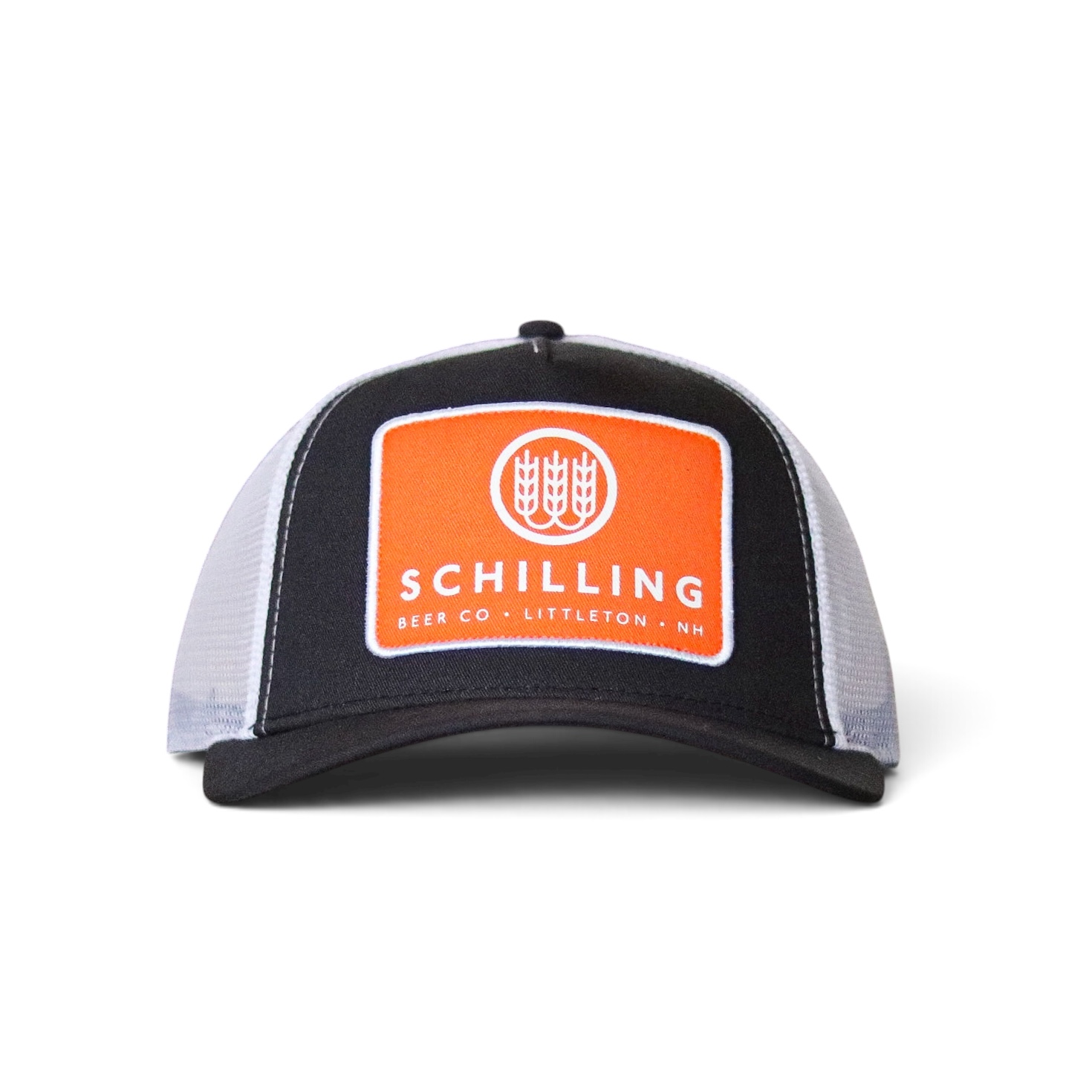 Schilling Trucker Hat - Navy/Orange