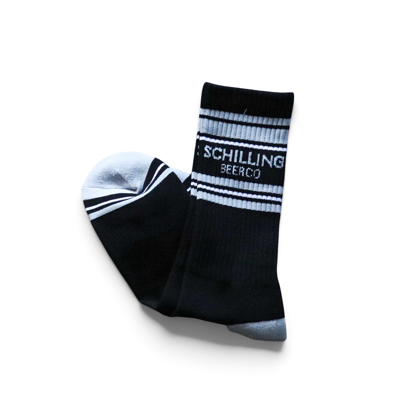 Schilling Beer Co. Socks - Black/White