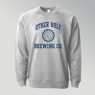 collegiate crewneck grey