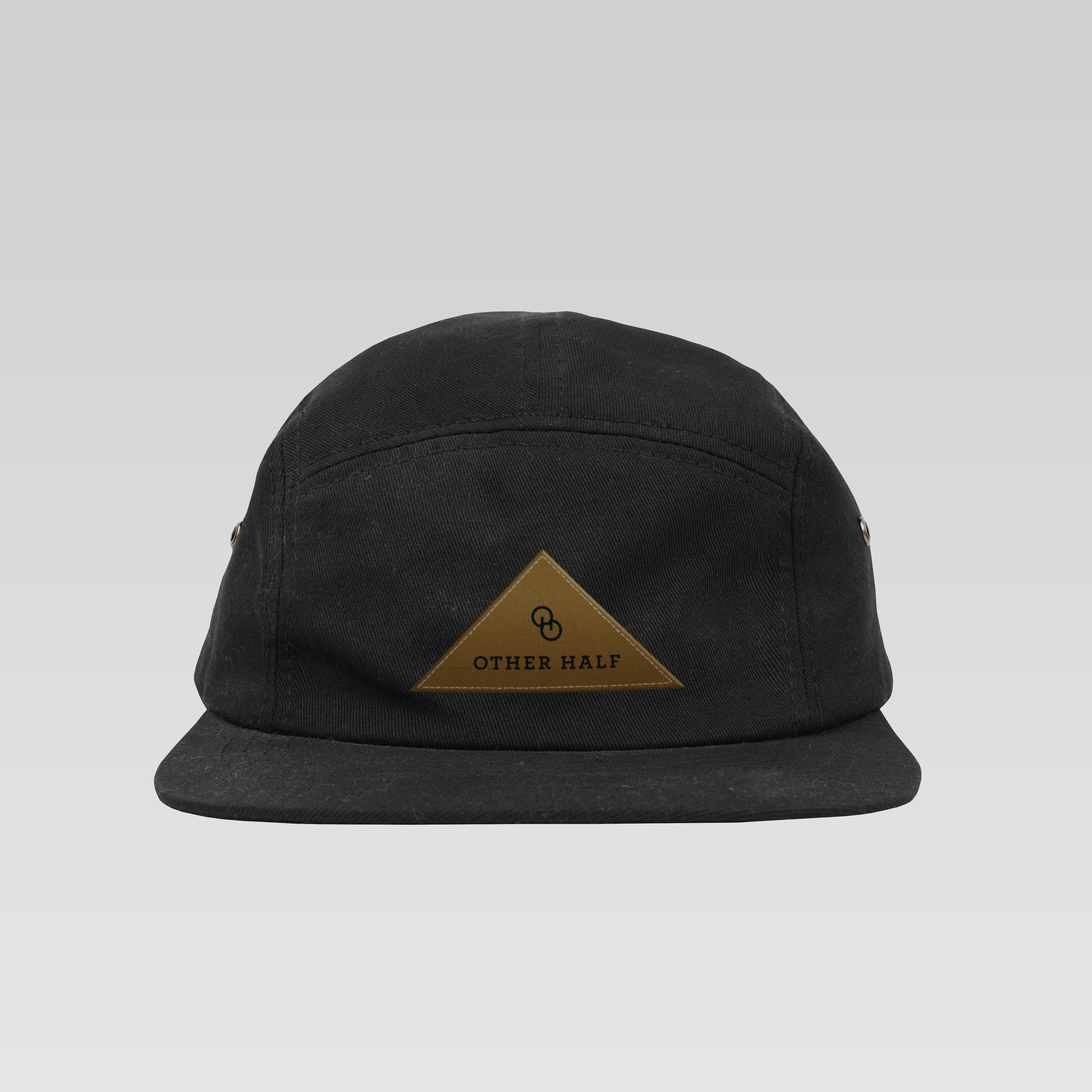 5 panel cap black