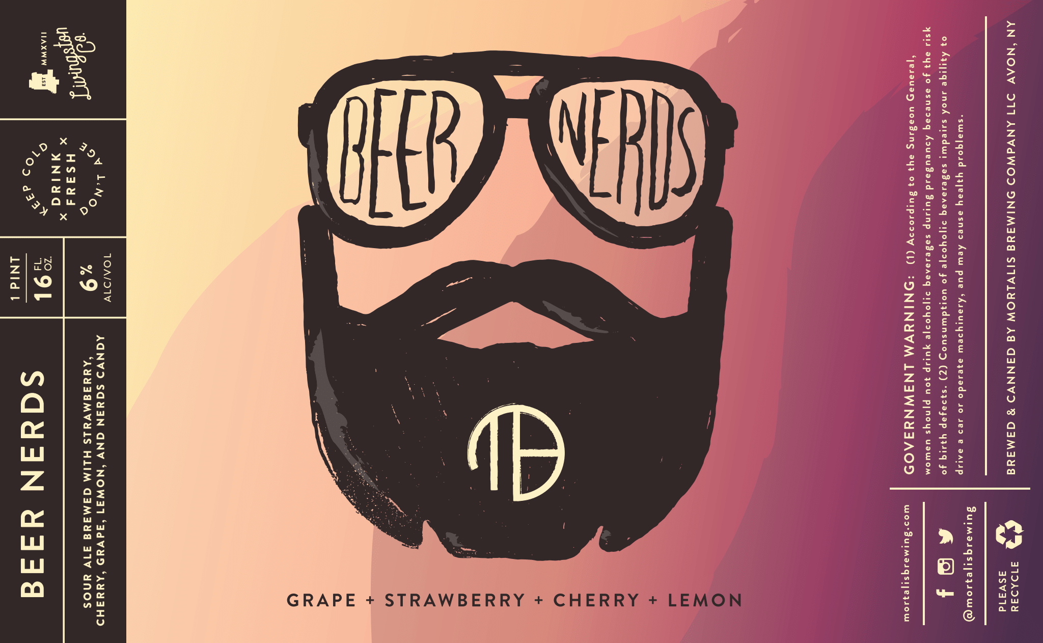 Beer Nerds Can Label