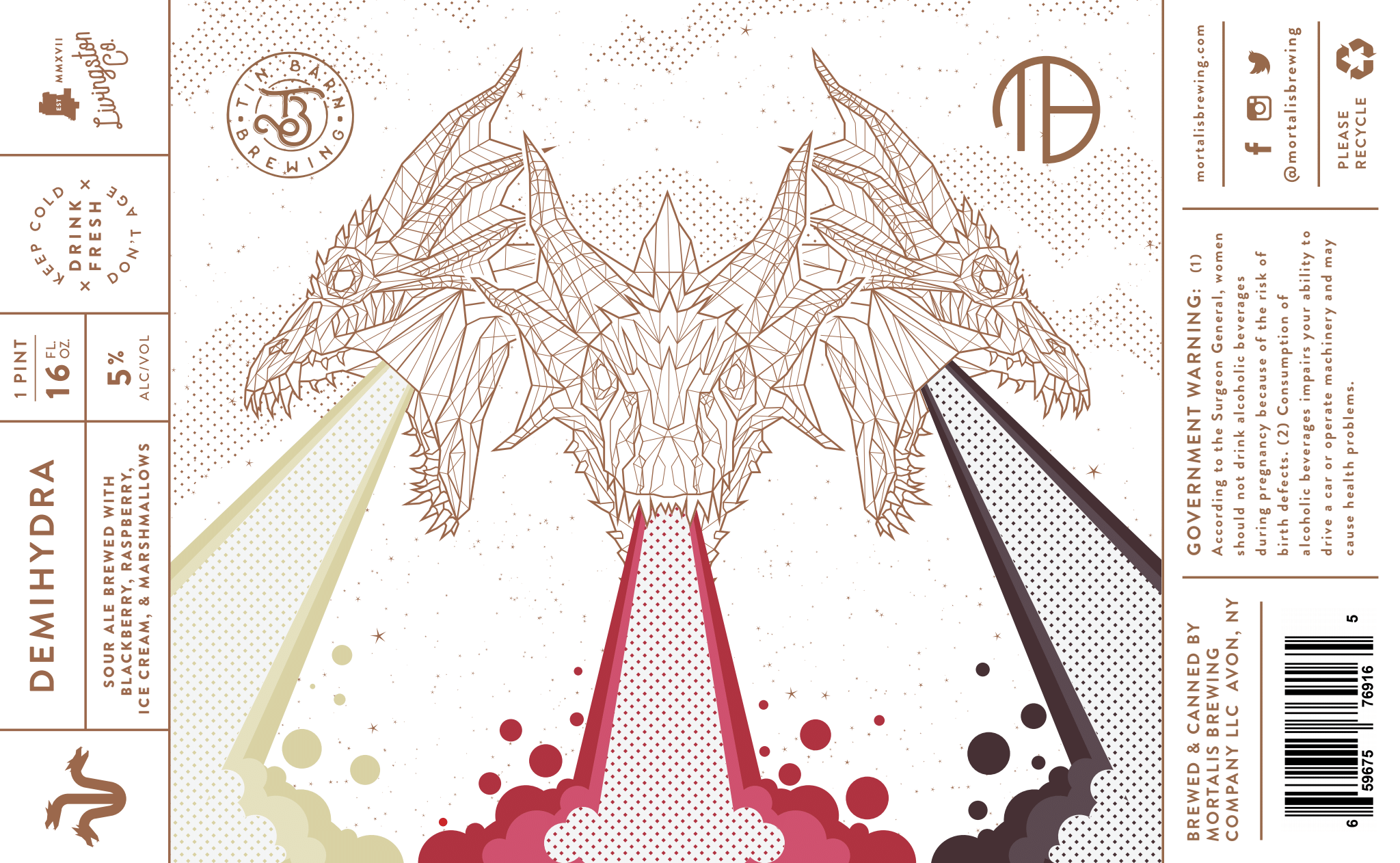 DemiHydra | Blackberry + Raspberry + Ice Cream + Marshmallow (Melted Gelato) 4-Pack