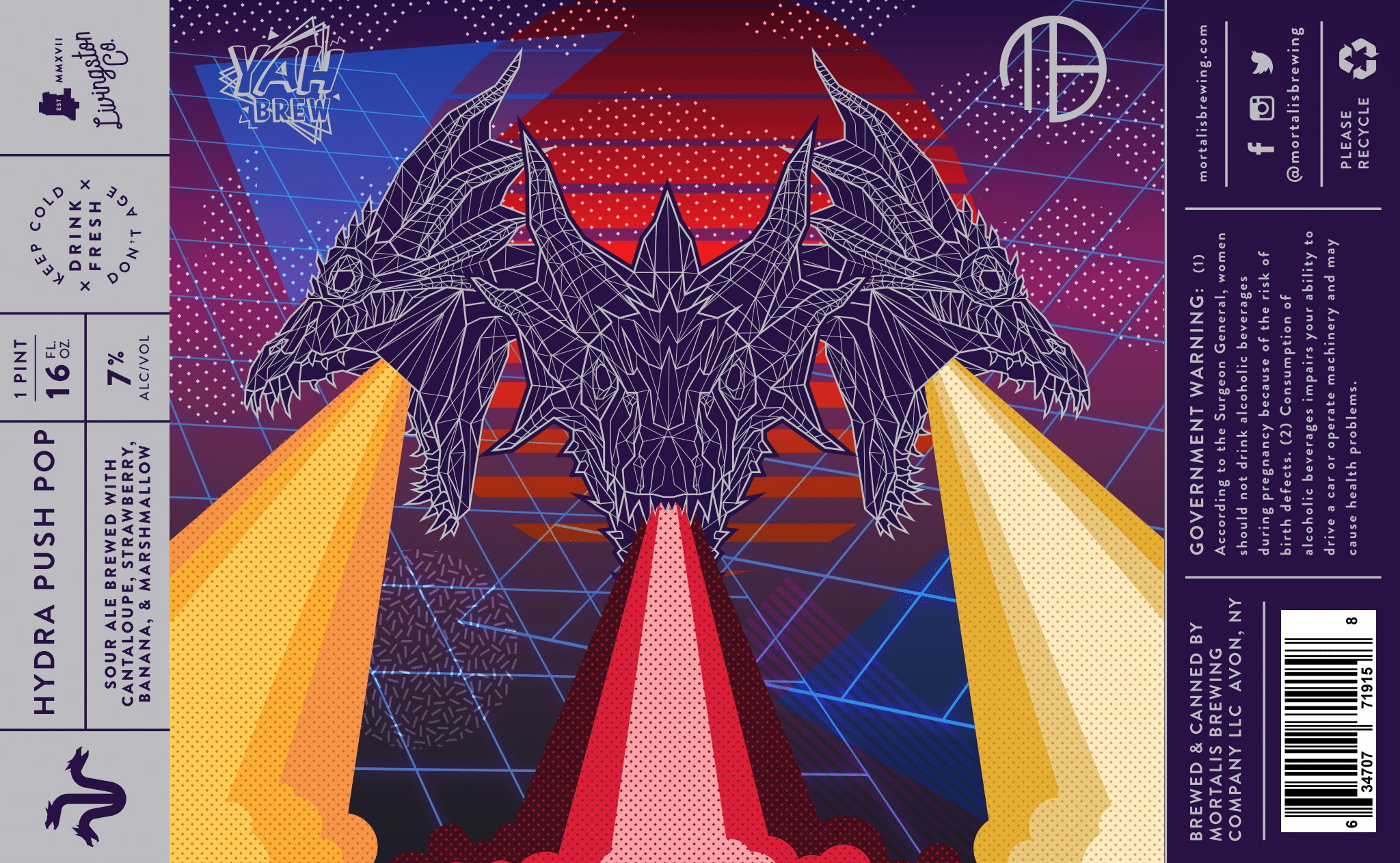 Hydra | Push Pop Label