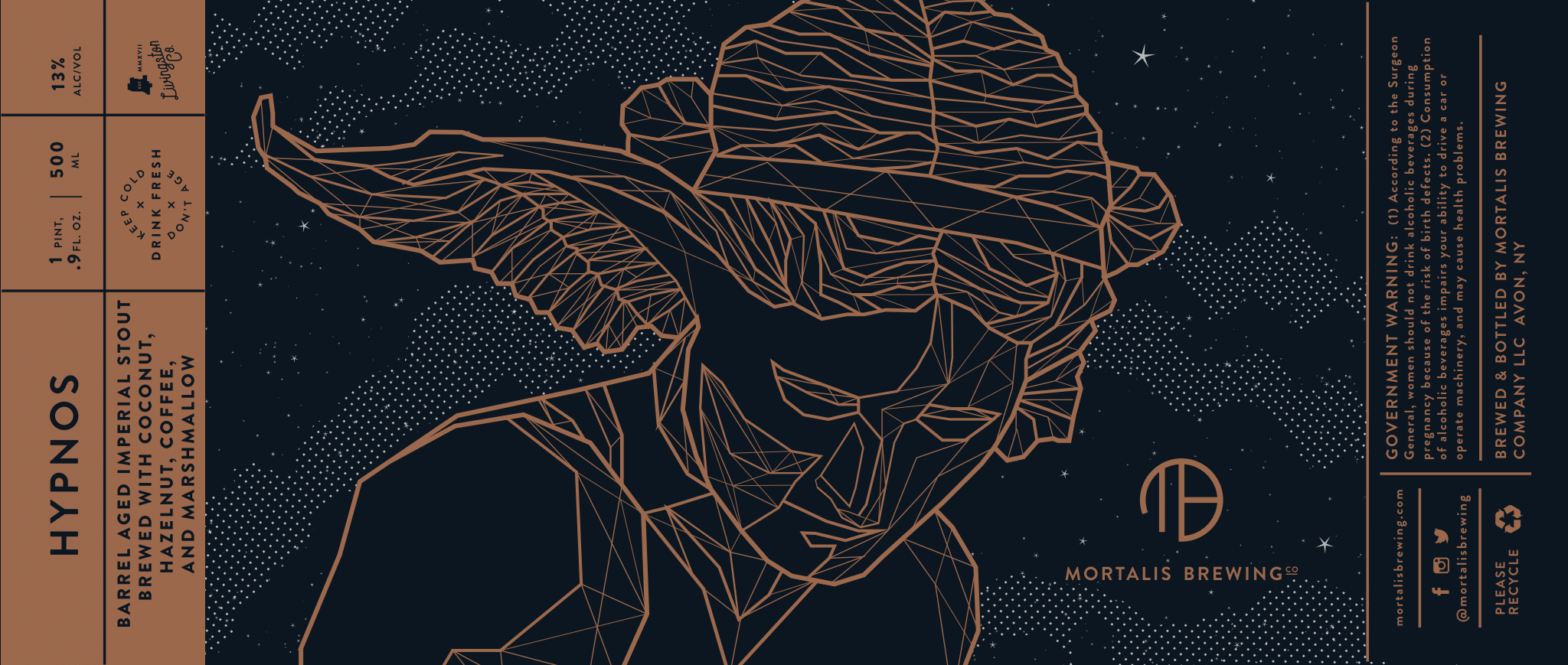 Barrel Aged Hypnos (Metallic Purple Wax) Label