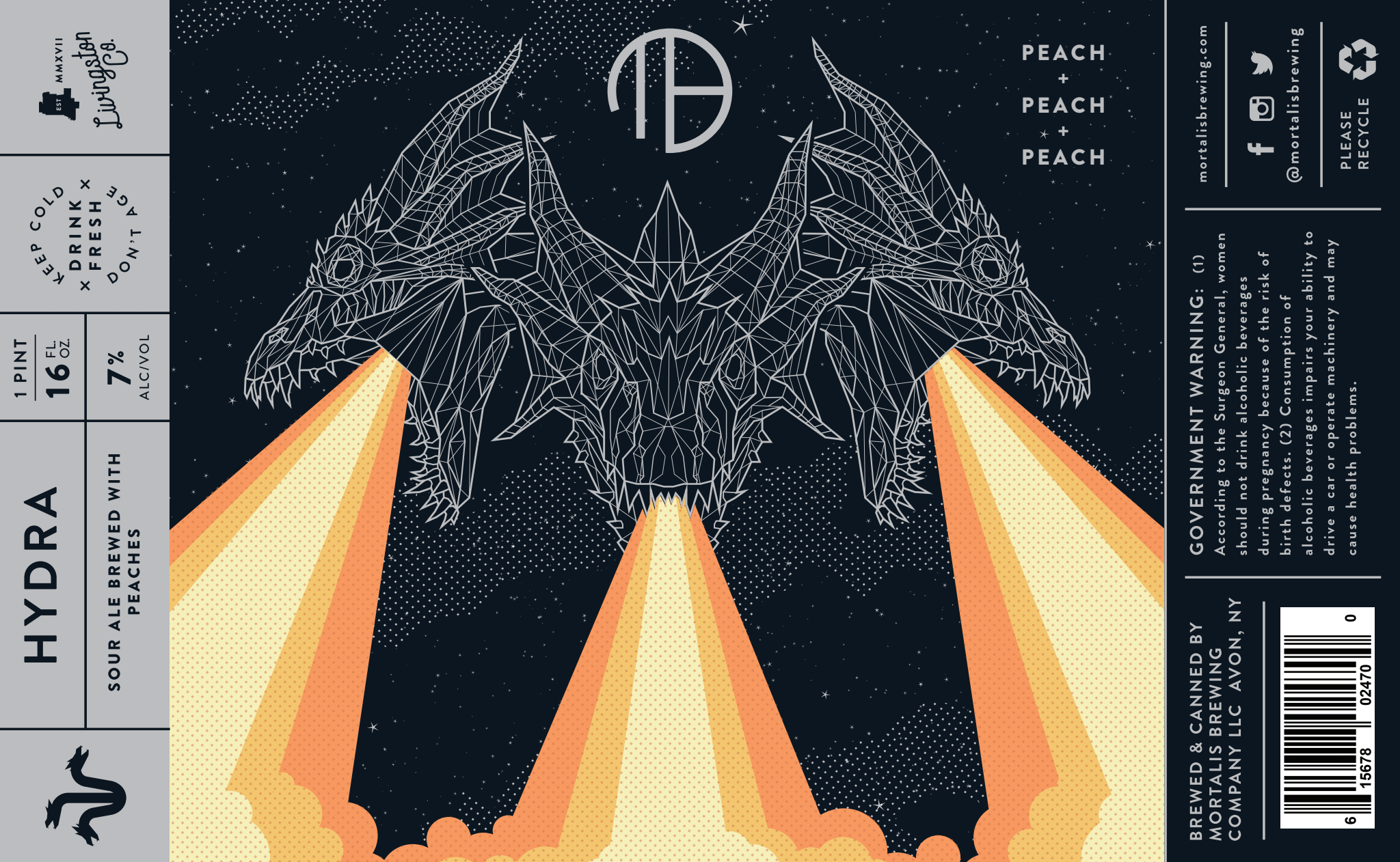 Hydra | Peach + Peach + Peach Label