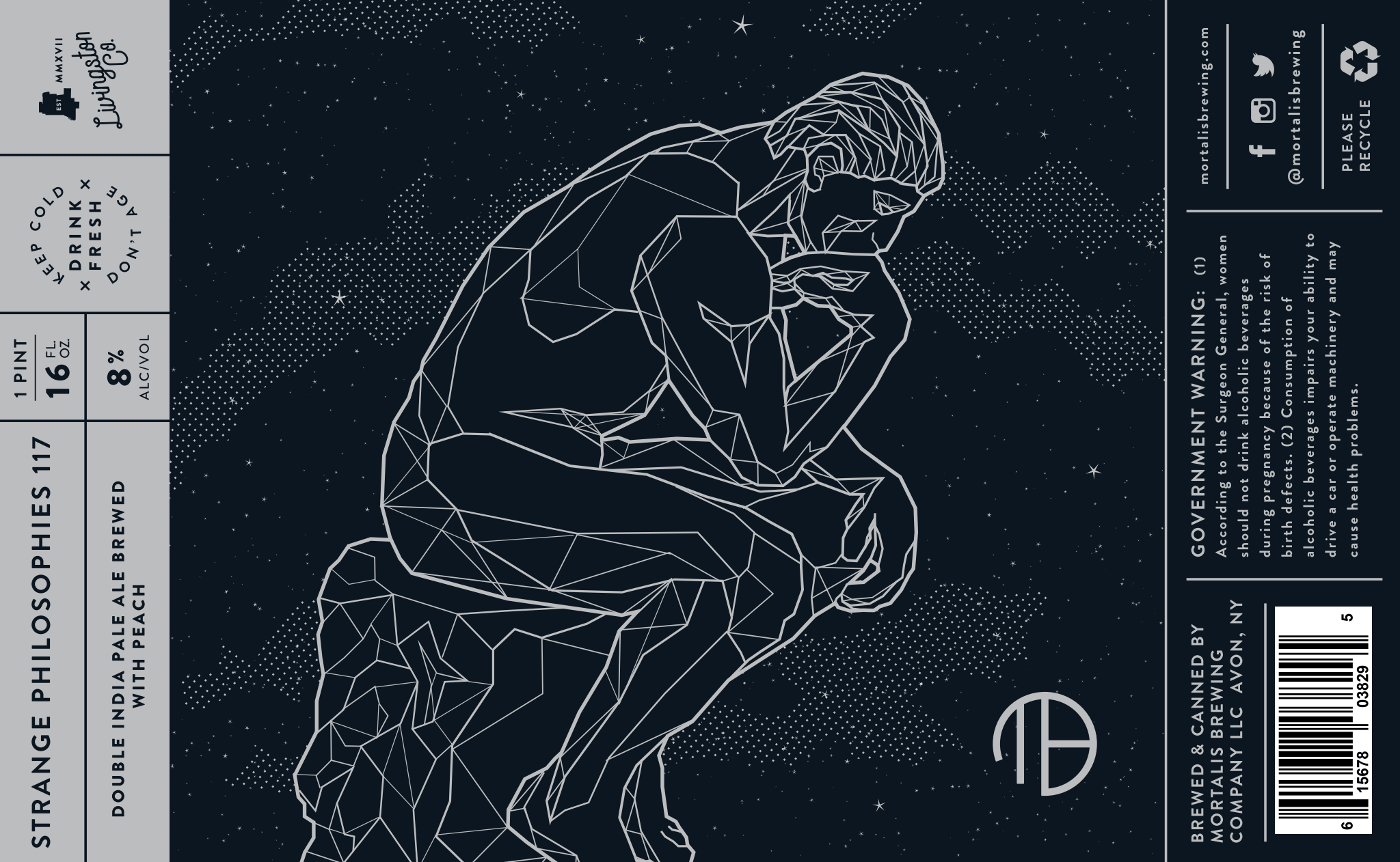 Strange Philosophies 117 Peach Label