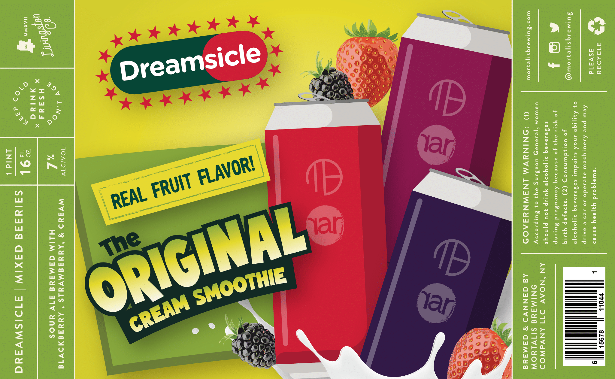 Dreamsicle Label