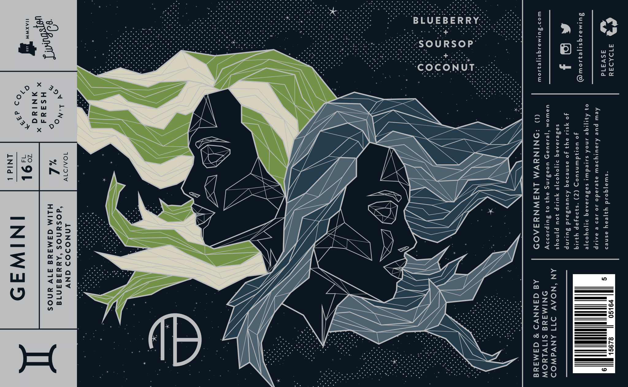 Gemini | Blueberry + Soursop + Coconut