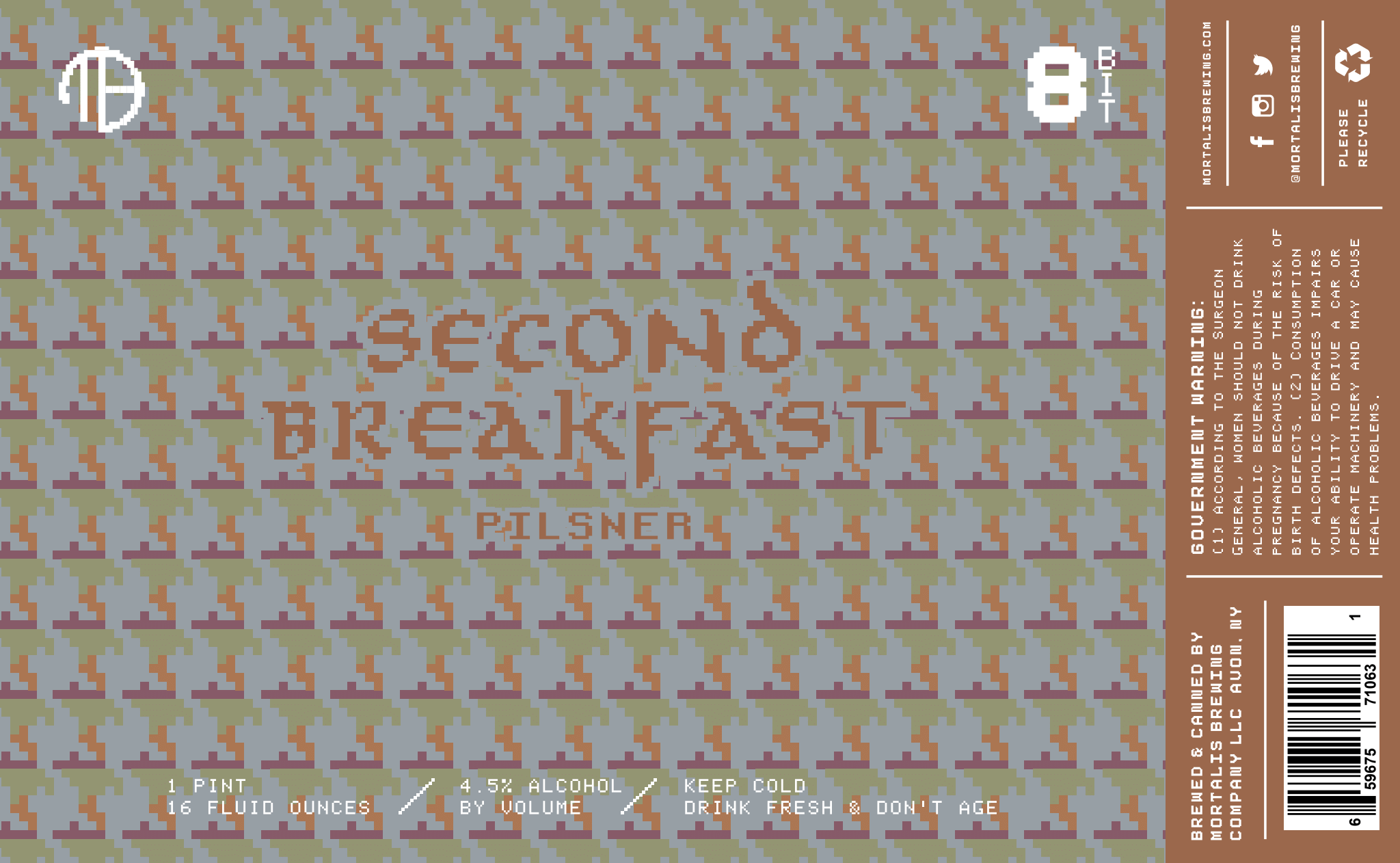 Second Breakfast (8-Bit) Label