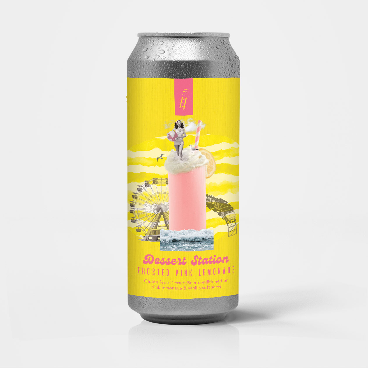 Dessert Station Frosted Pink Lemonade Corporate Ladder Brewing