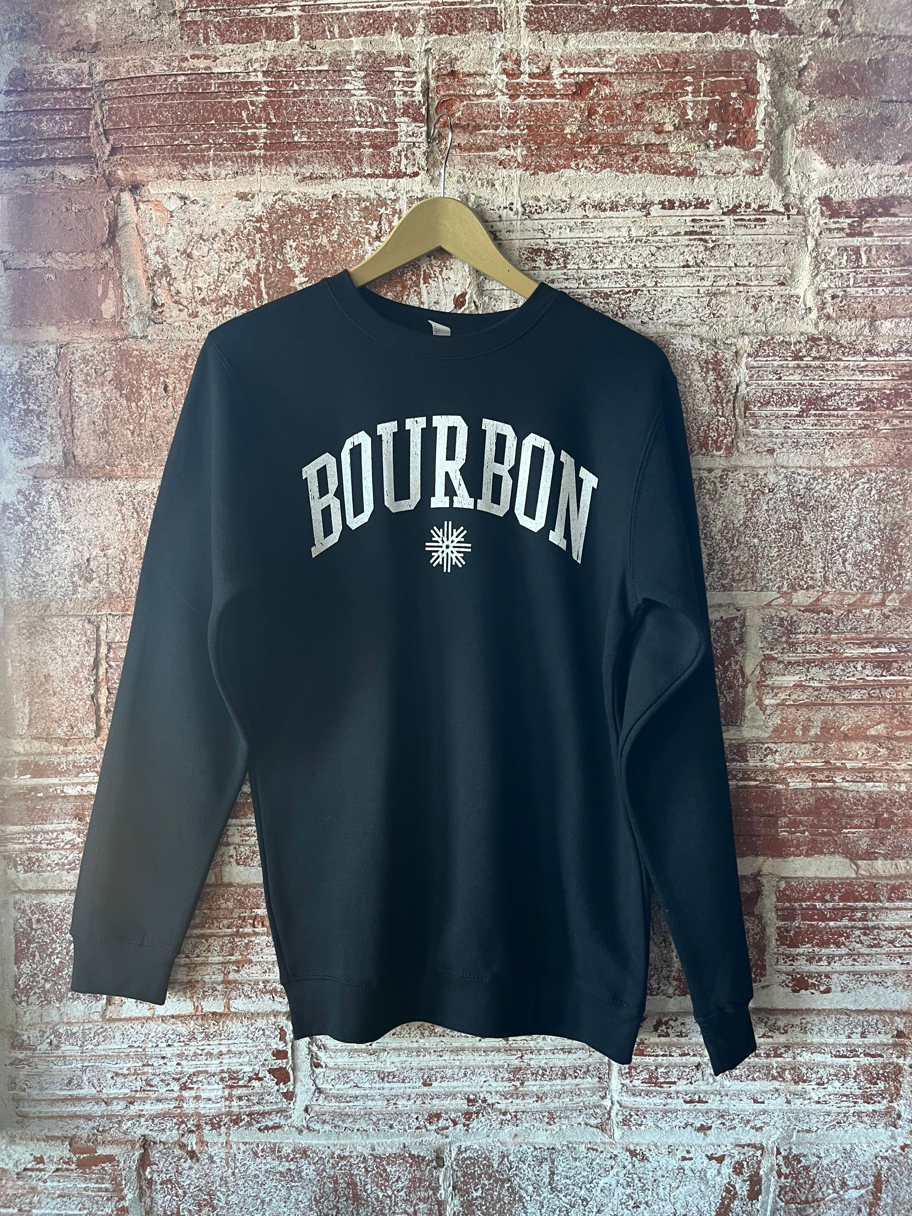 Bourbon Crew Sweatshirt- Black