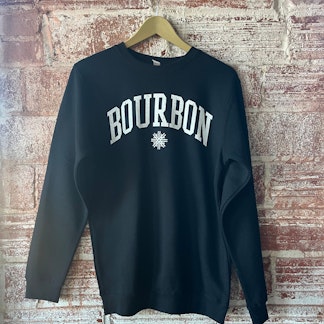 Bourbon Crew Sweatshirt- Black