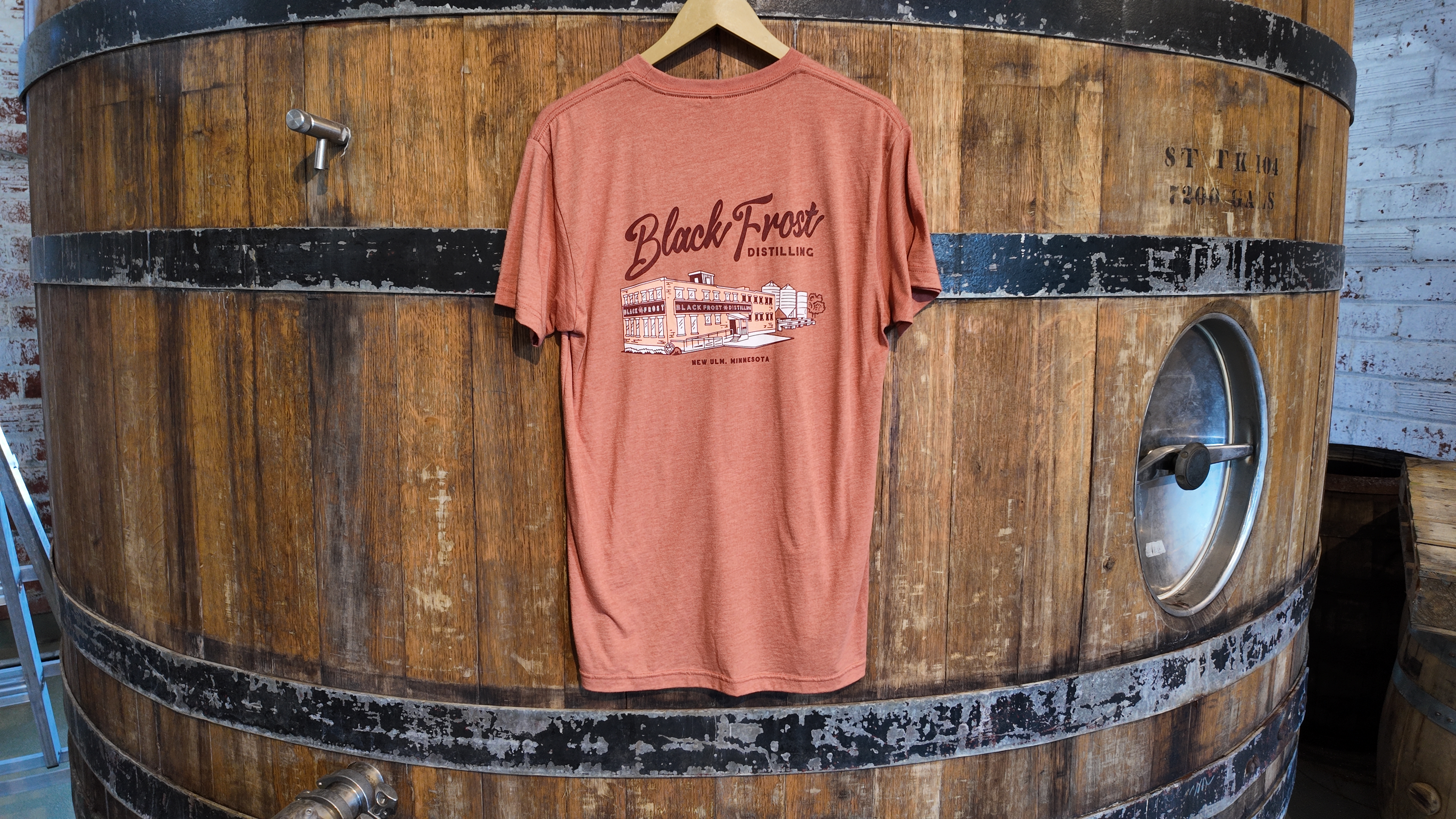 BUILDING T-SHIRT-ROSE