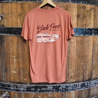 BUILDING T-SHIRT-ROSE