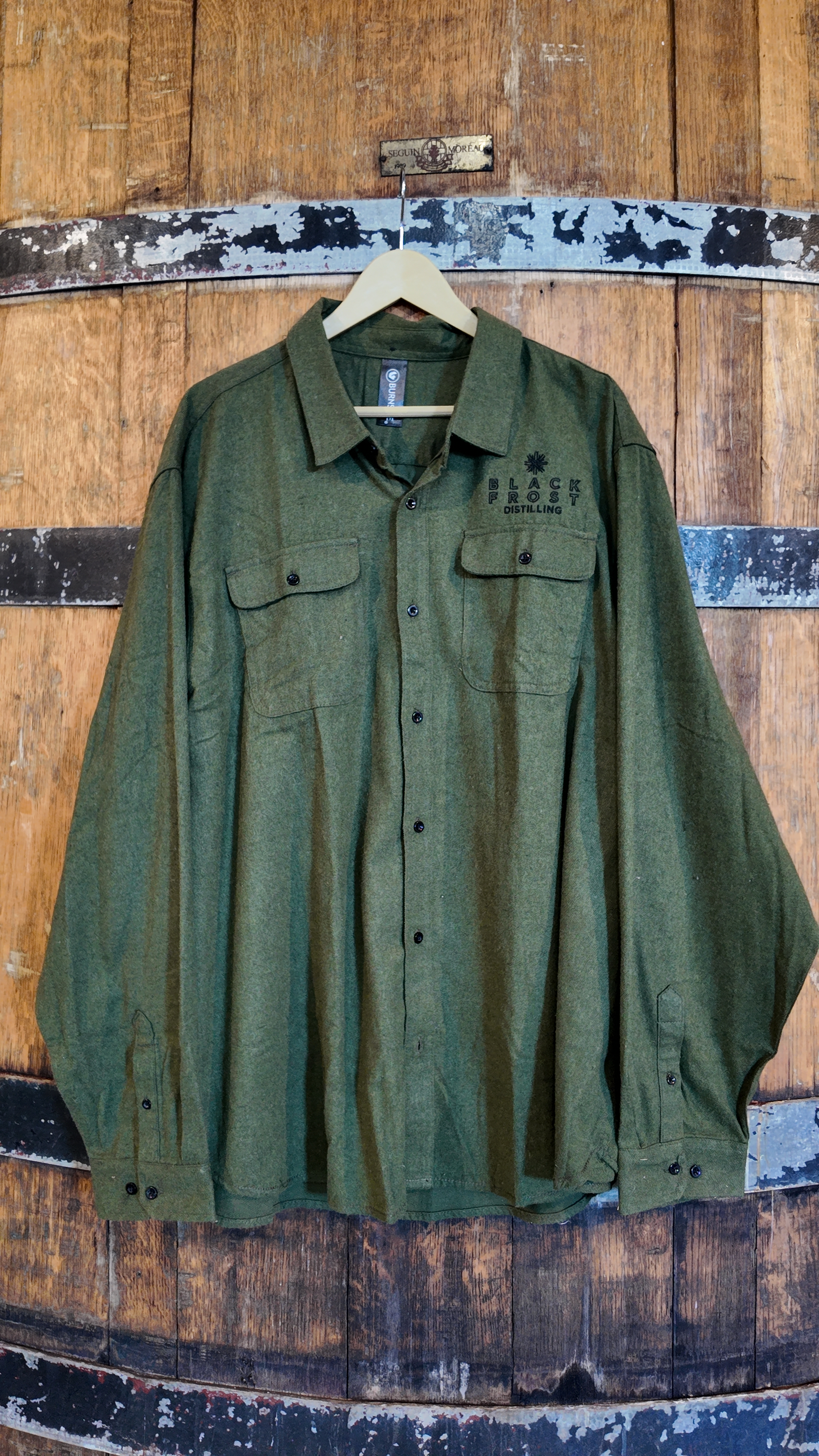 Black Frost Flannel-Green