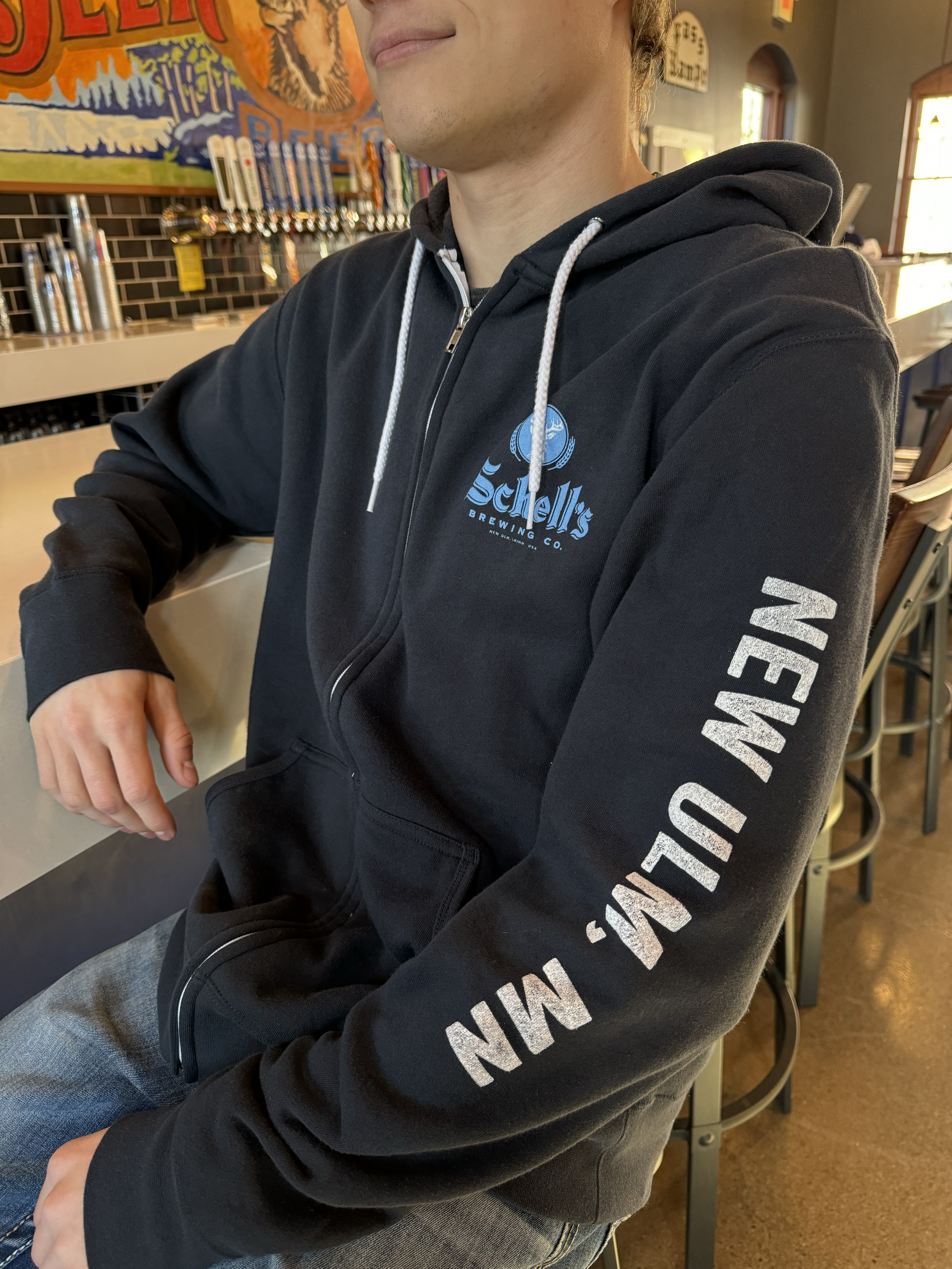 Schell’s Navy Full Zip Hood Schell’s Brewery Online Shop