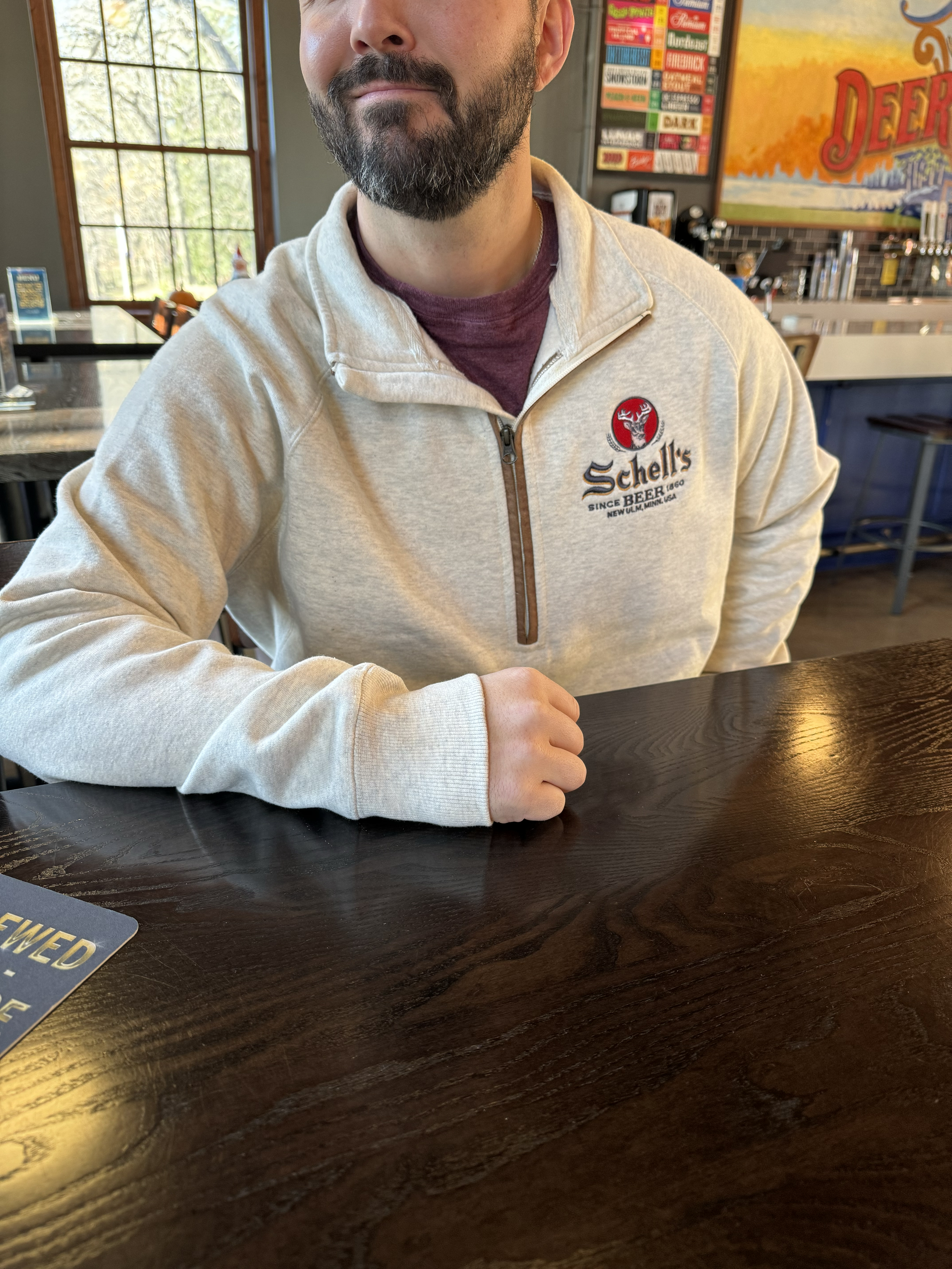 Schell’s Oatmeal 1/2 Zip Schell’s Brewery Online Shop