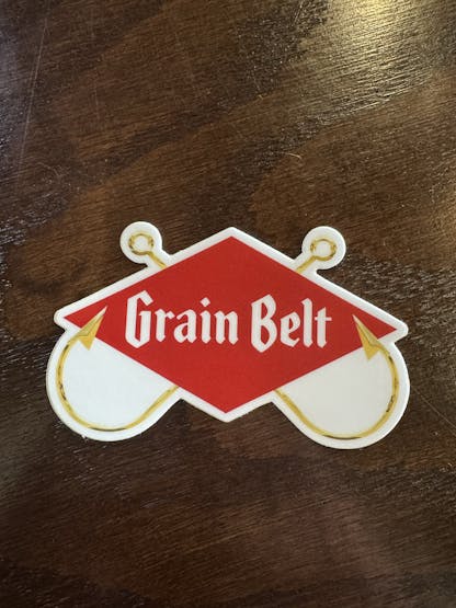 Grain Belt Hook Sticker