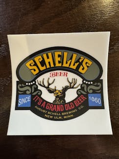 Grand Old Beer 3" x 3" sticker