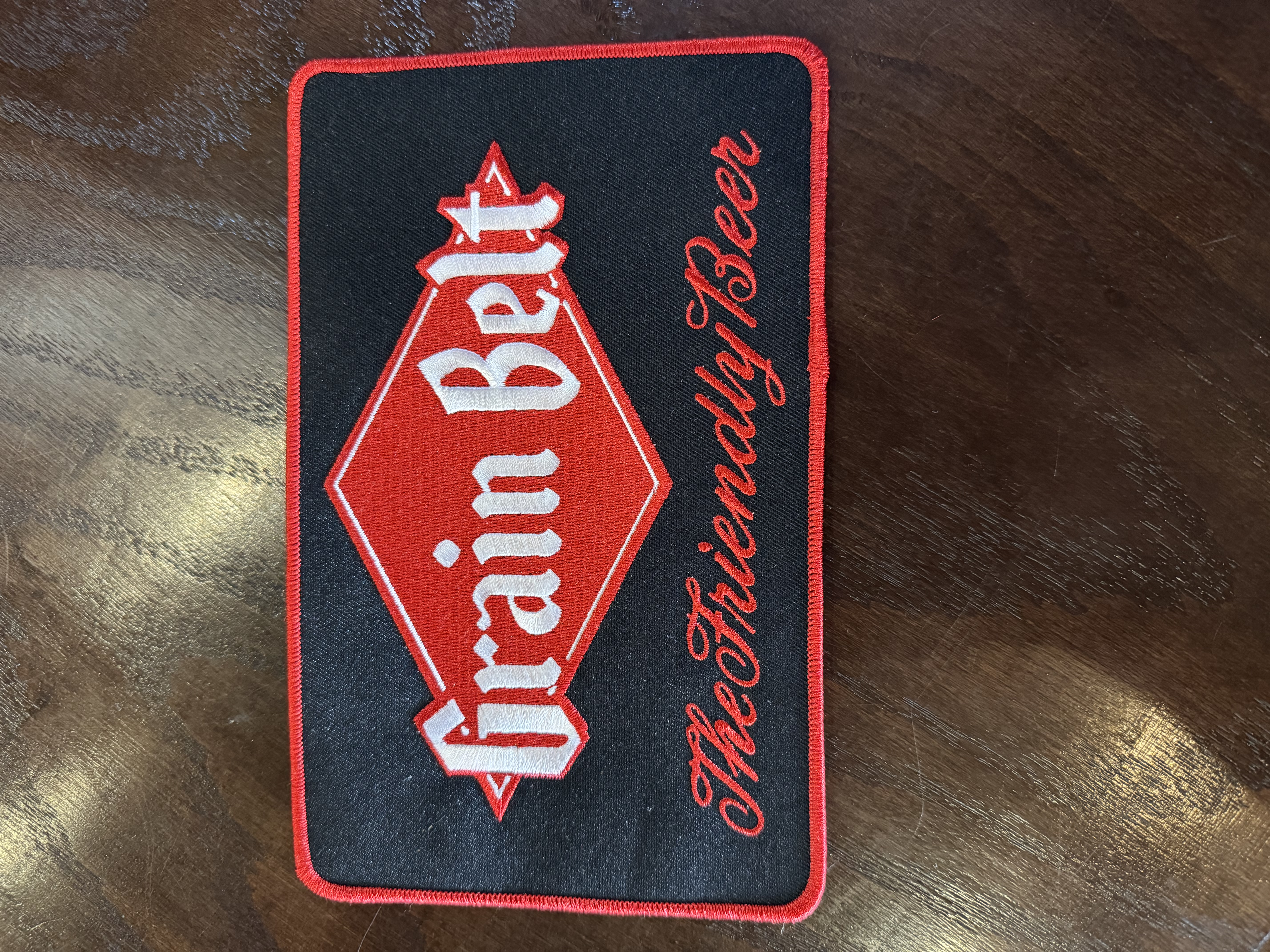 Grain Belt black and red patch.