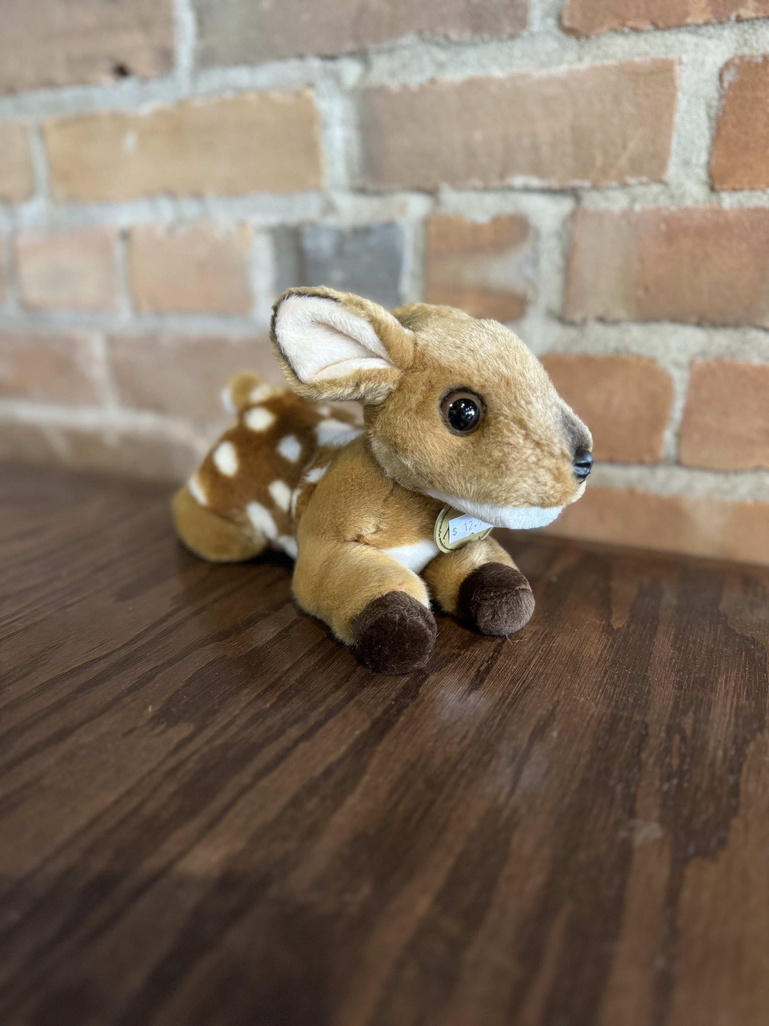 Fawn stuffed animal.