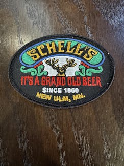 Schell's grand old beer oval patch.