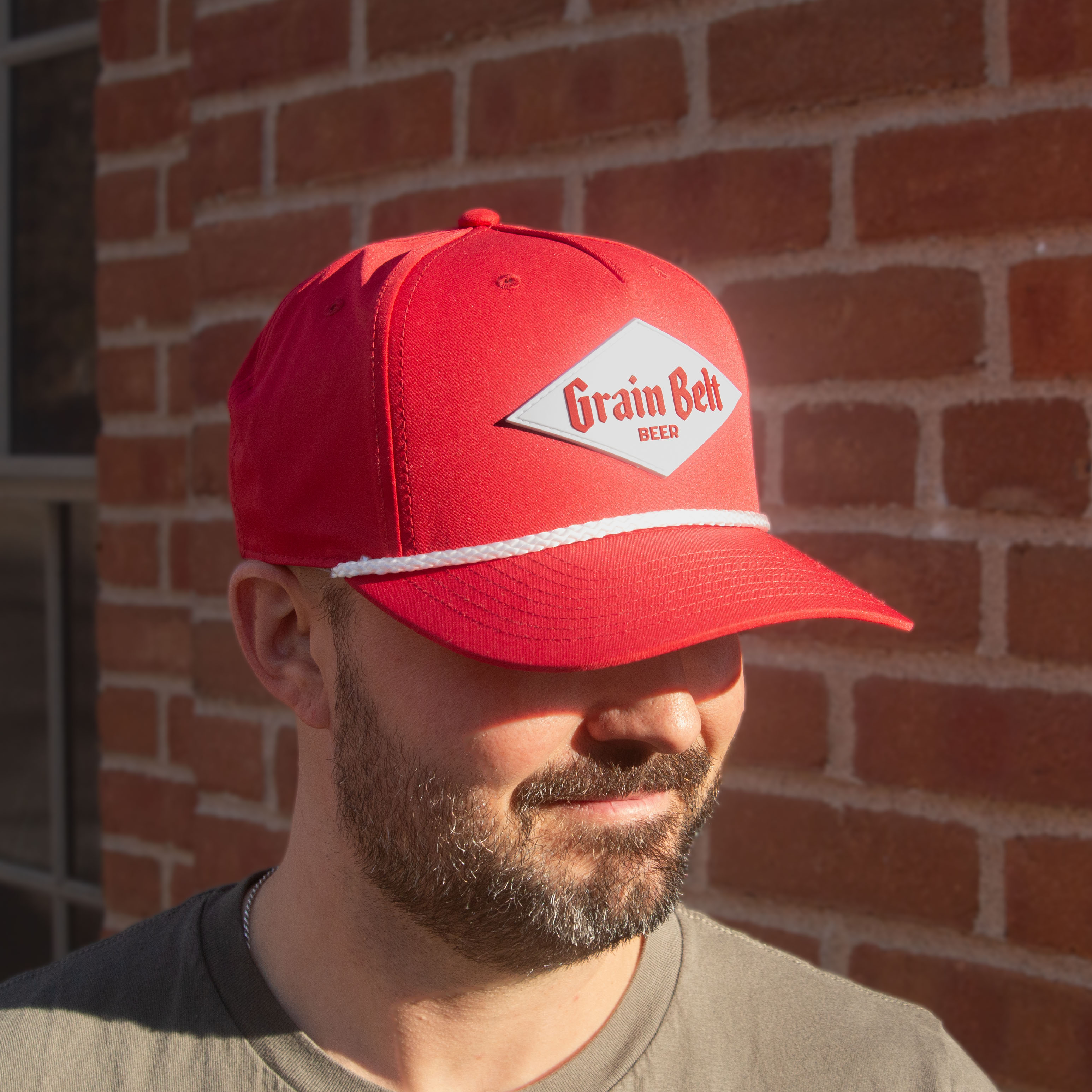 Grain Belt Red Snapback