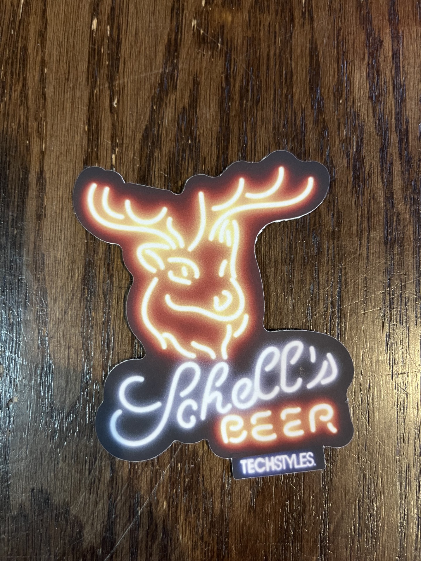 Schell Neon Sticker
