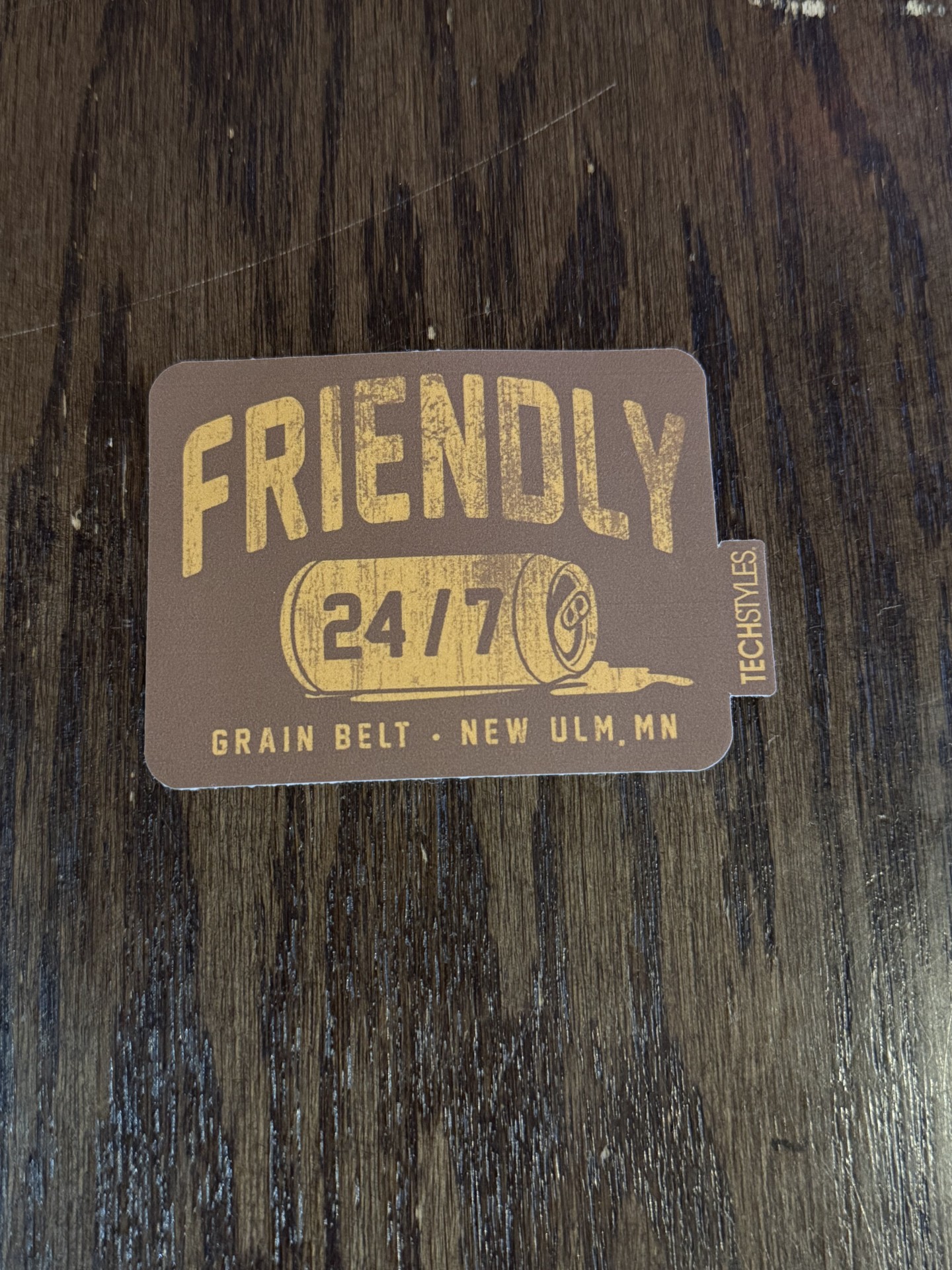 Grain Belt 24/7 Friendly Sticker