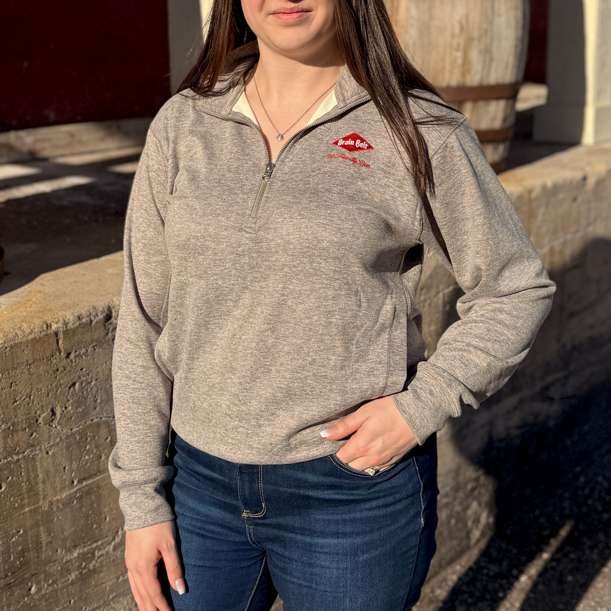 Grain Belt Slate 1/4 Zip