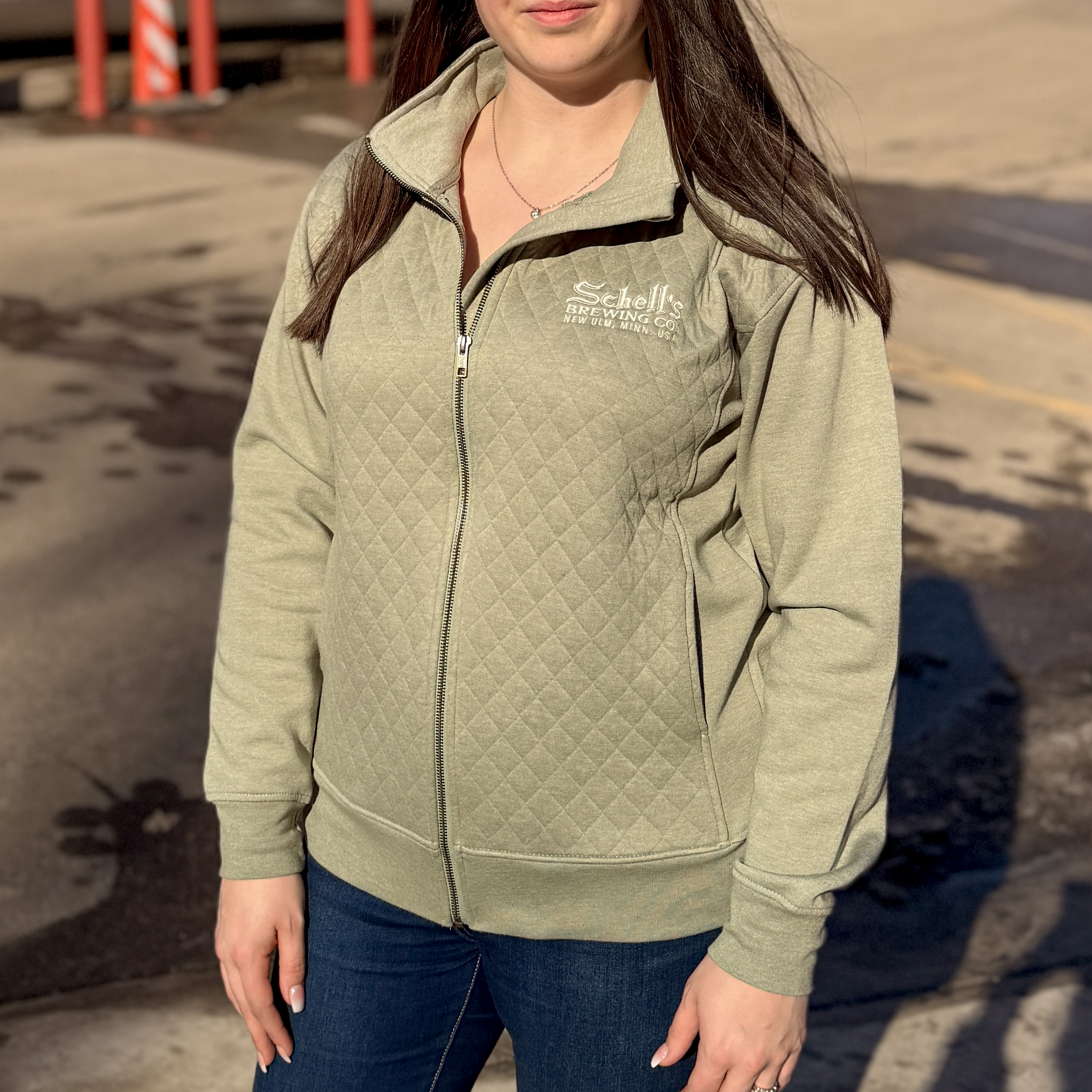 Schell's Sage Full Zip Sweatshirt